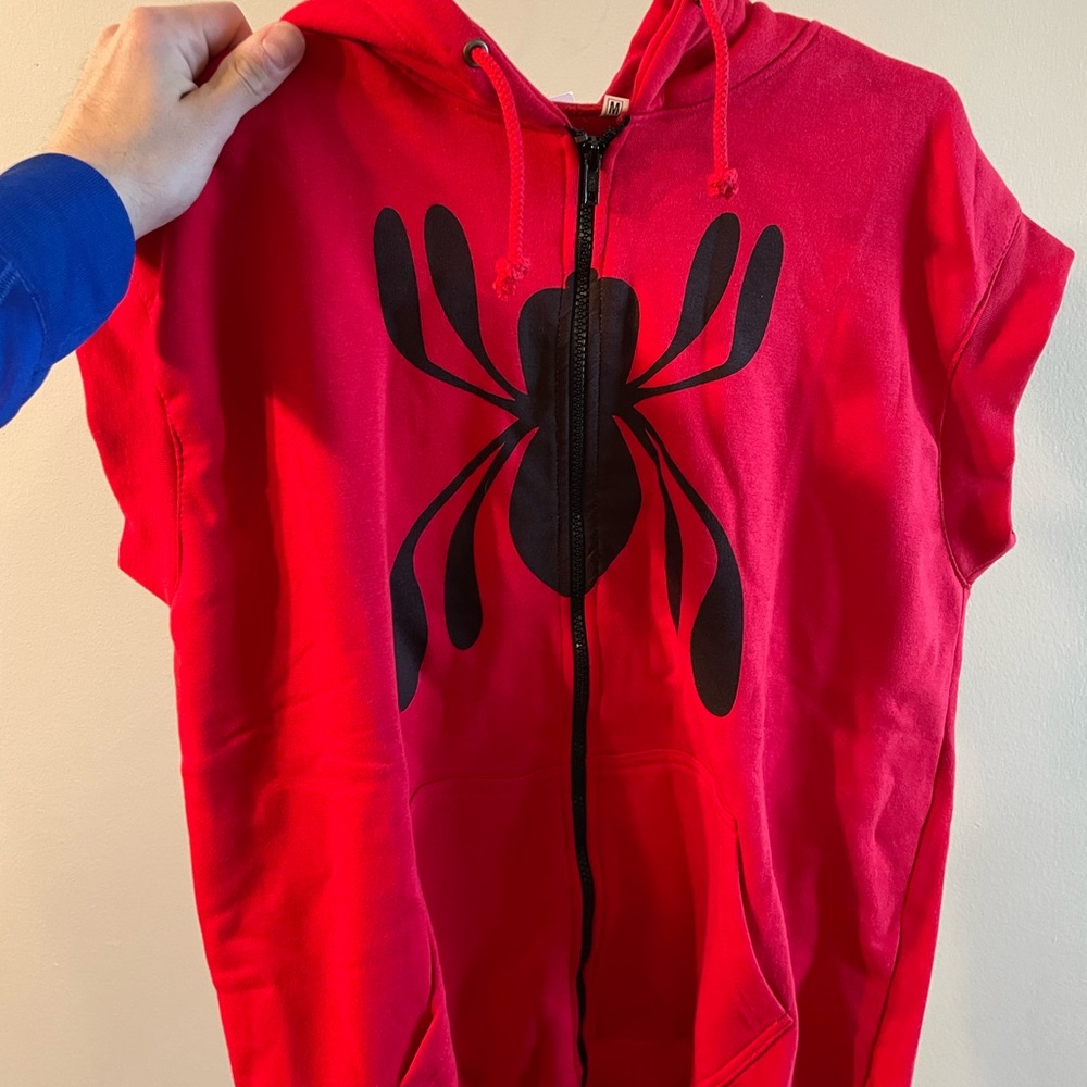NWT Spider-Man Homecoming Hoodie Vest / Medium